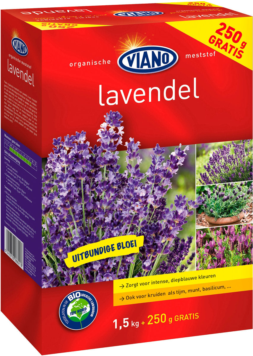 Viano Meststof Lavendel 6+5+10 (+3 MgO) 1,5 kg + 250 g gratis