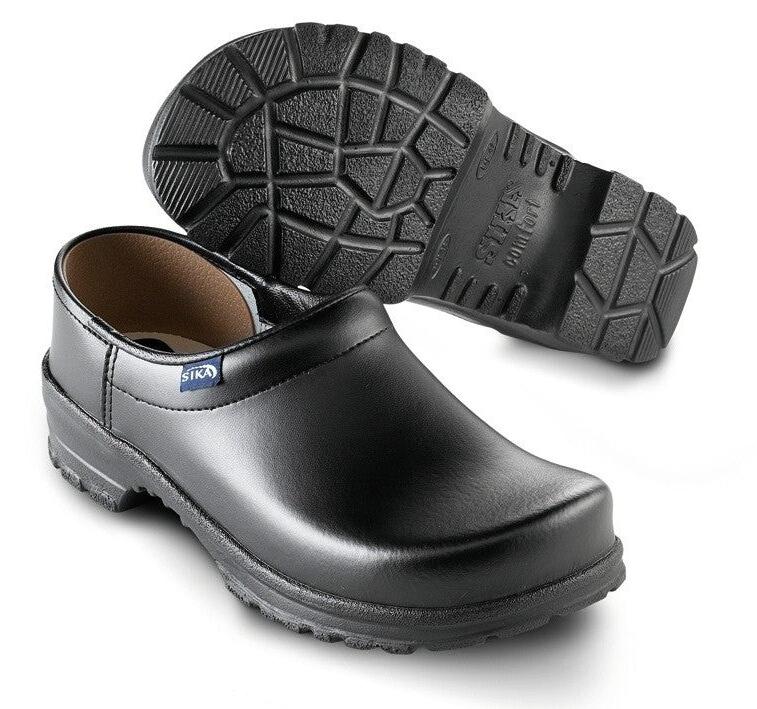 SIKA 125 Klomp Dichte Hak OB Zwart
