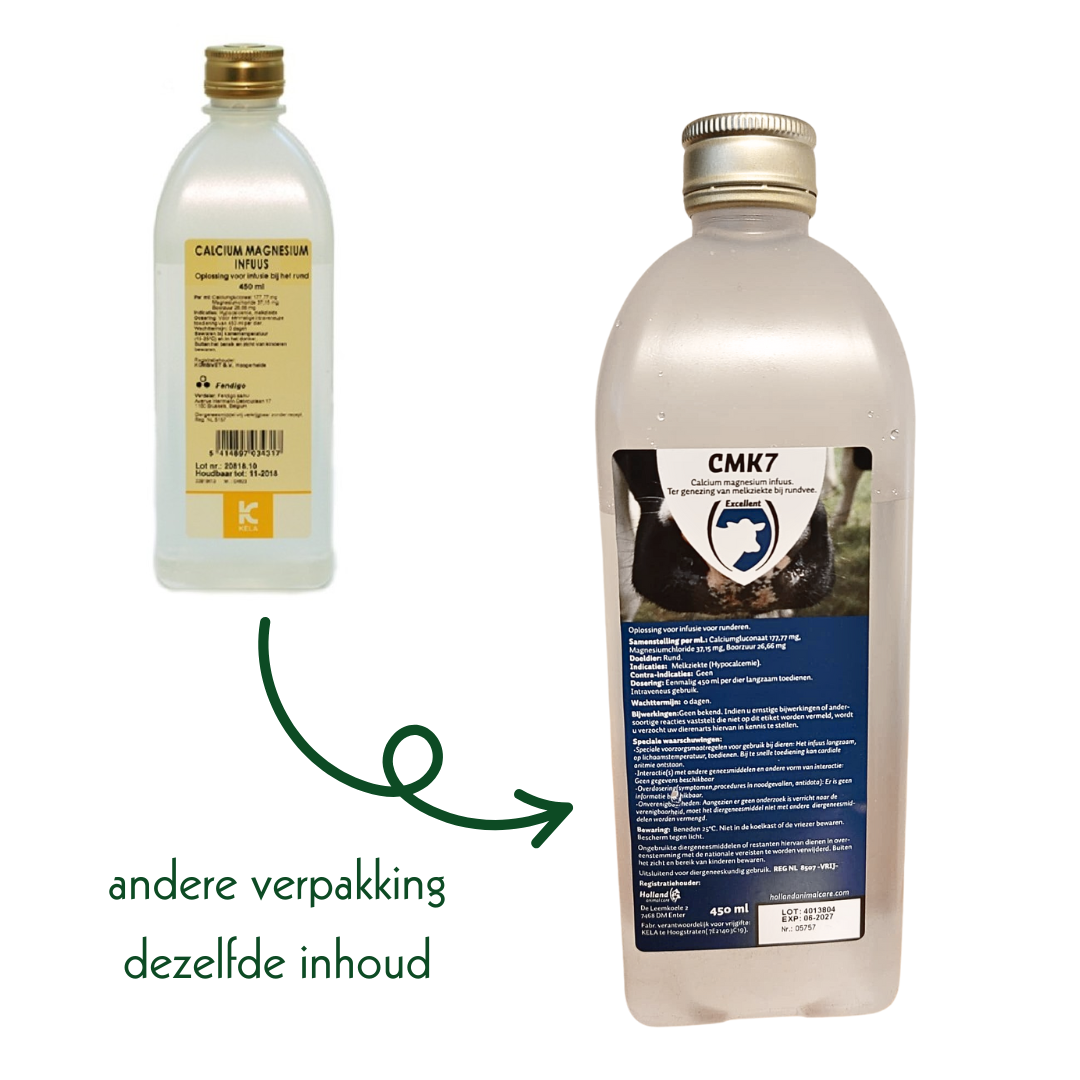 CMK7 Calcium Magnesium Infuus 450 ml (REGNL 8863 vrij)