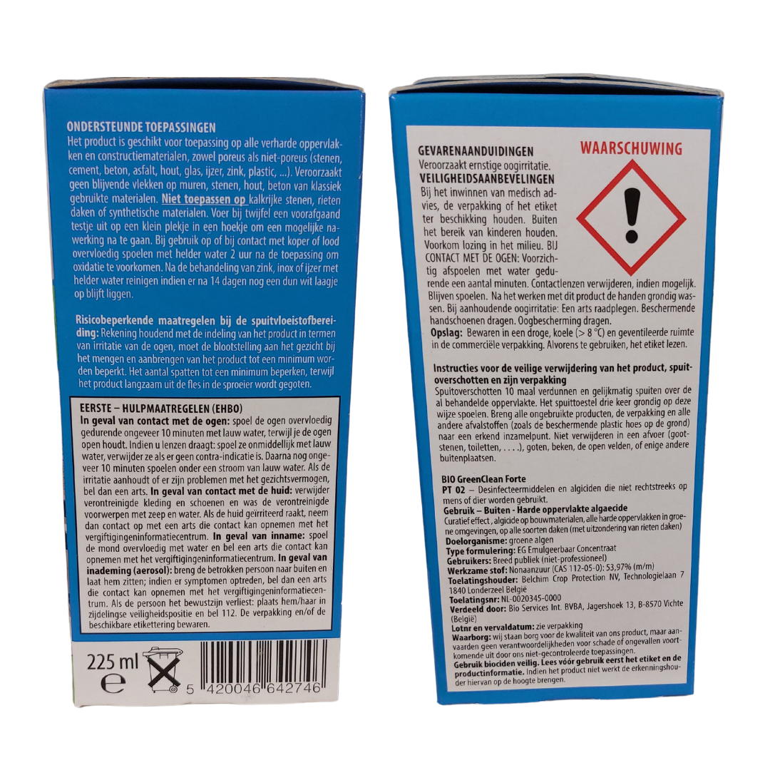 Ecopur Bio Greenclean Forte - Onkruidbestrijding - 225 ml