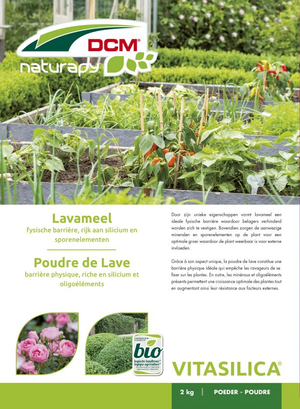 DCM Vitasilica Lavameel - Plantversterker - Poeder - 2 kg