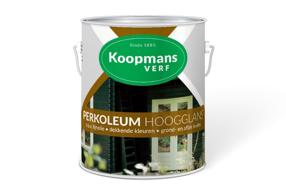 Perkoleum Dekkend Hoogglans sparregroen KB 244 750ml