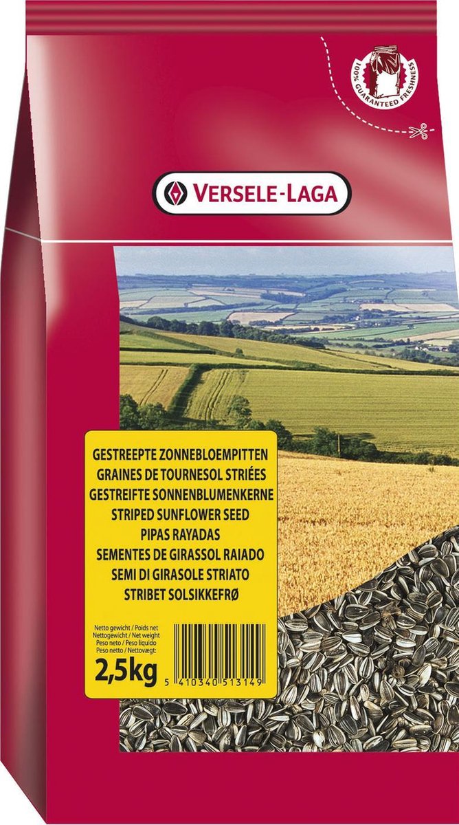 Versele-Laga Gestreepte Zonnebloempitten - 2,5kg