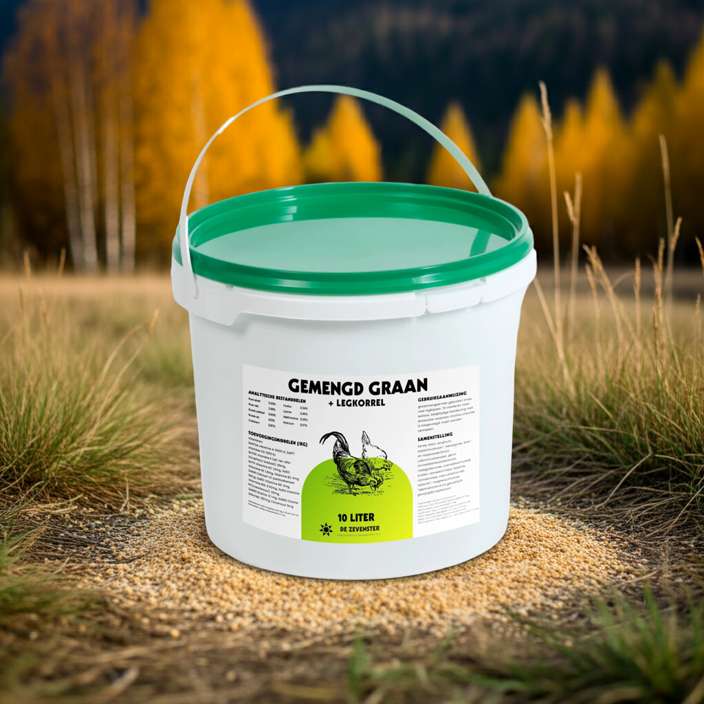 Gemengd Graan + Legkorrel - Emmer - 10 liter