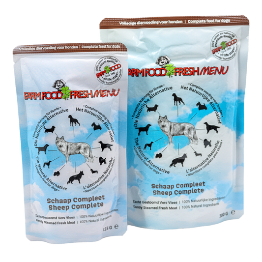 Farm Food Fresh Menu Schaap – zacht gestoomd vers vlees voor honden