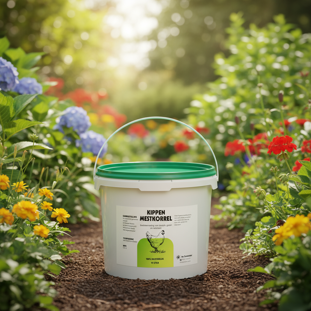 Kippenmestkorrel - Basisbemesting voor siertuin, gazon en moestuin