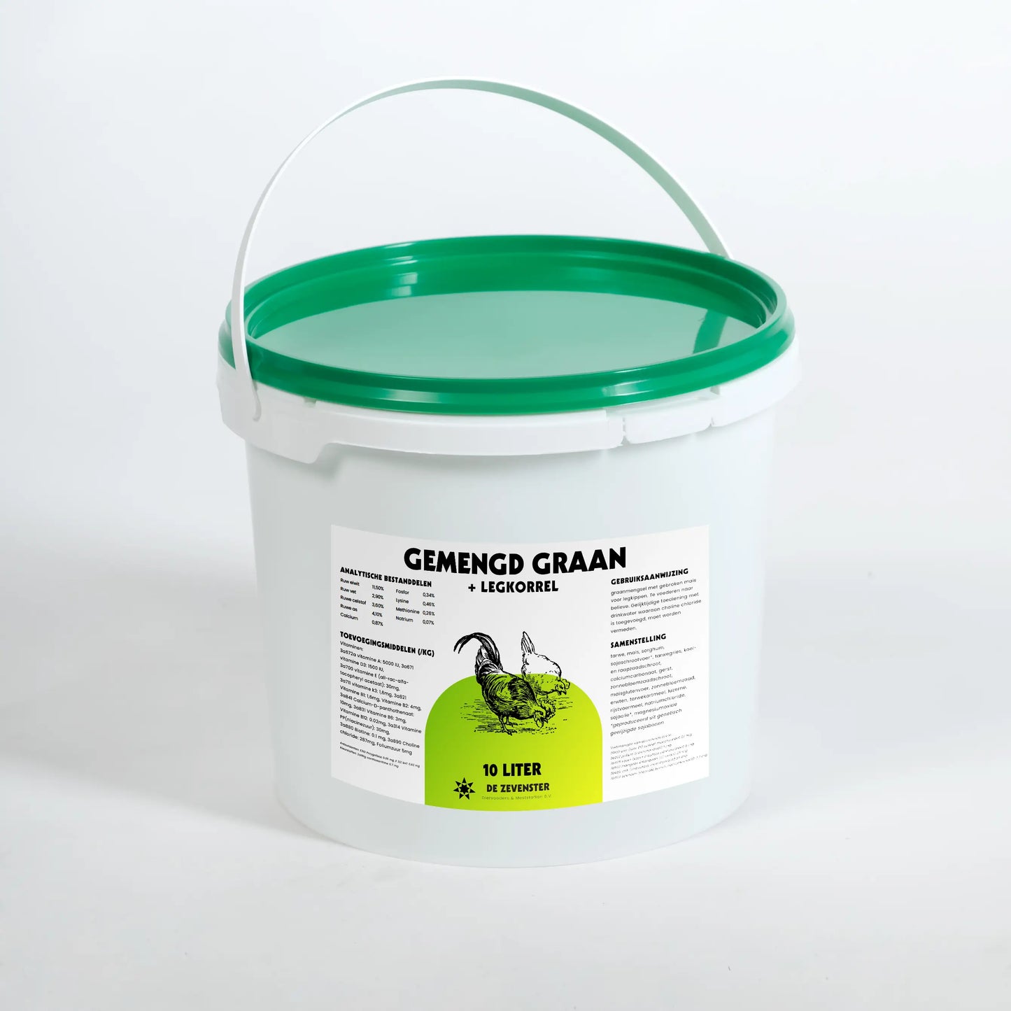 Gemengd Graan + Legkorrel - Emmer - 10 liter