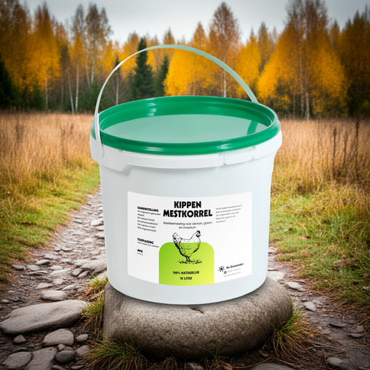 Kippenmestkorrel - Basisbemesting voor siertuin, gazon en moestuin