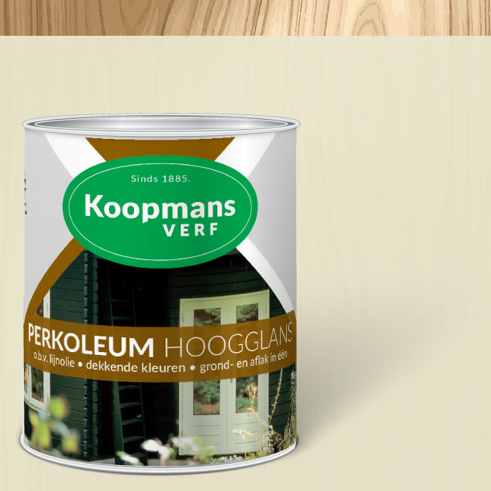 Koopmans Perkoleum Dekkend Hoogglans Crémewit 9001 - 750ml