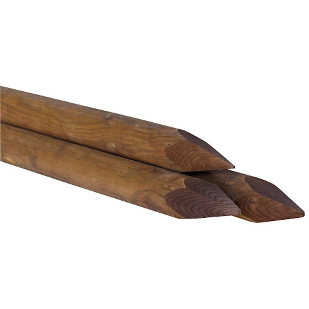 Afrasteringpaal Nobifix grenen dungepunt