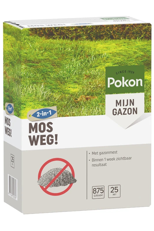 Pokon Mos Weg! Mosbestrijder met Gazonmest