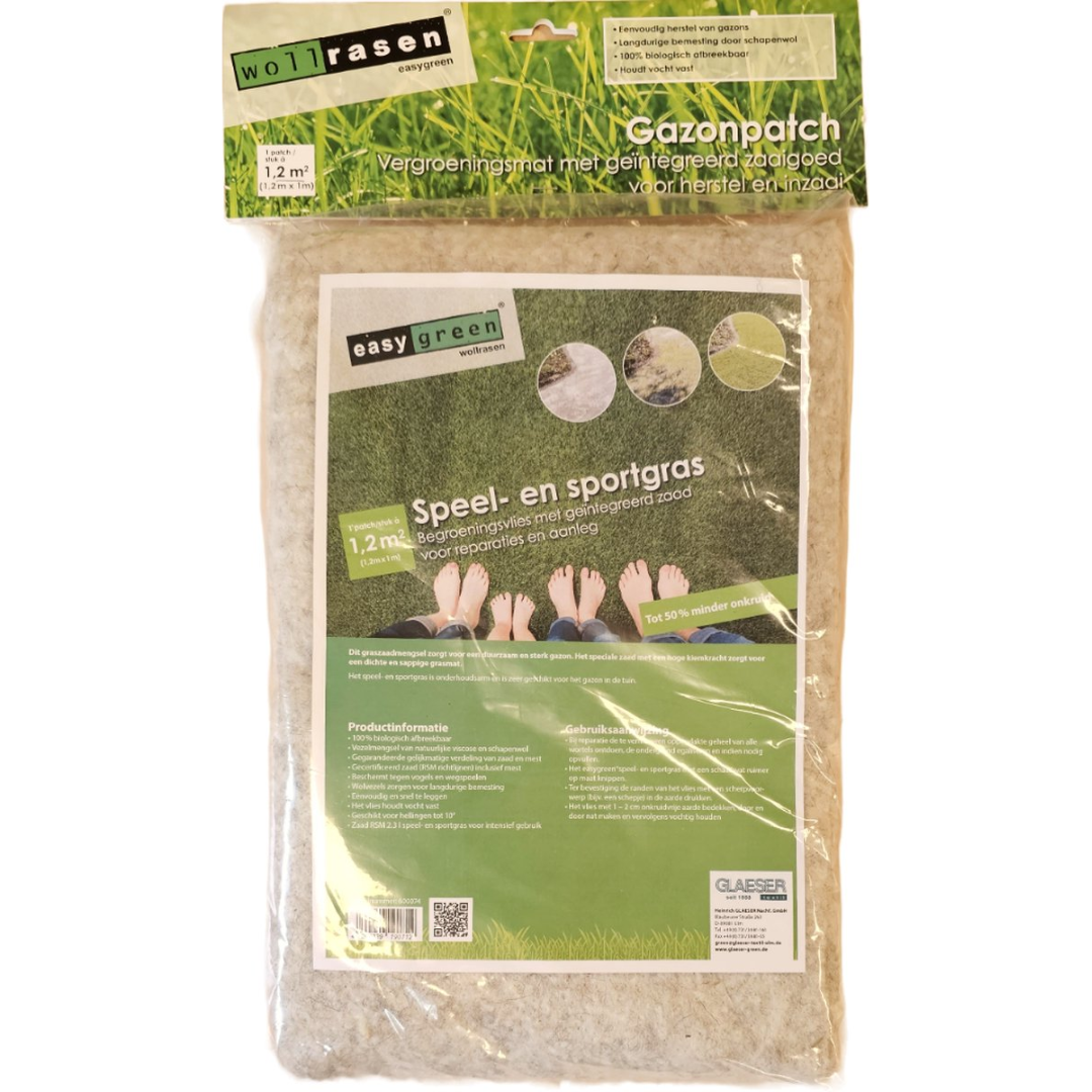 EasyGreen Grasvlies - Sport & Spel - 1,2m²