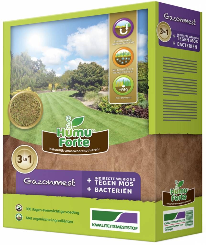 Humuforte® Gazonmest Complete – Langdurige Voeding en Mospreventie
