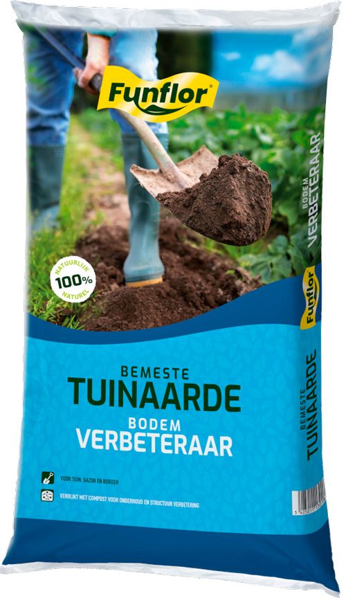 Funflor Bemeste Tuinaarde – 40 liter