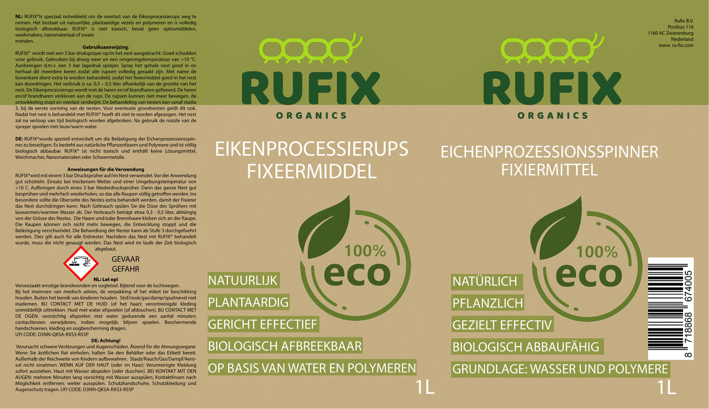 Rufix Organics eikenprocessierups, 1L