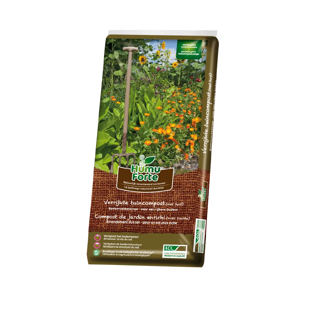 Humuforte verrijkte tuimcompost - 40 liter