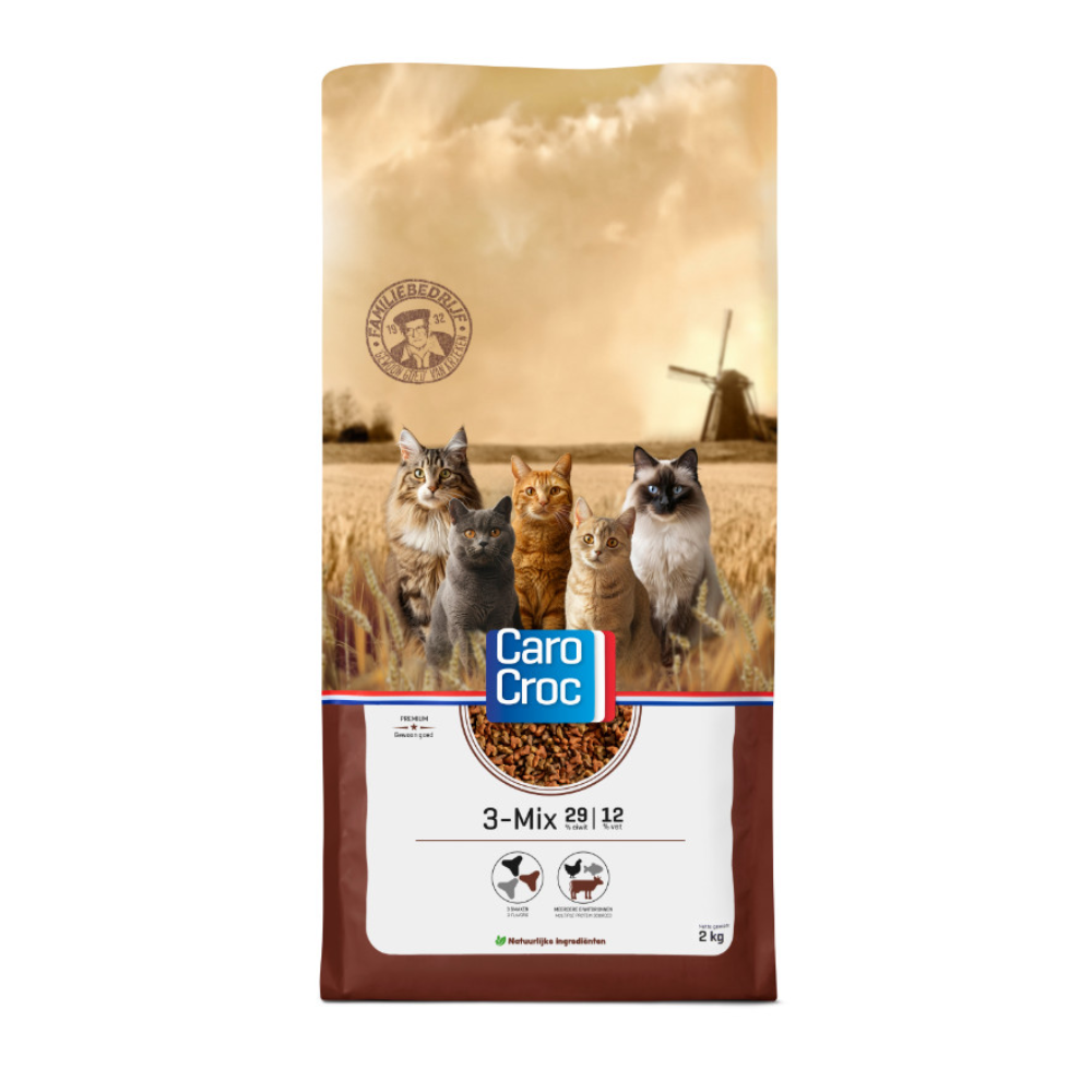 CaroCroc 29/12 – 3 Mix Kattenvoer