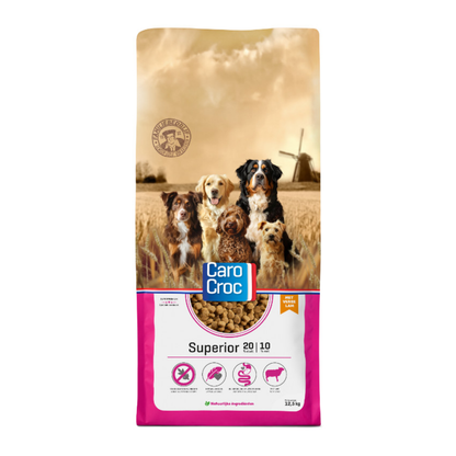 Carocroc 20/10 Superior – Hypoallergeen hondenvoer met lam - 12,5kg