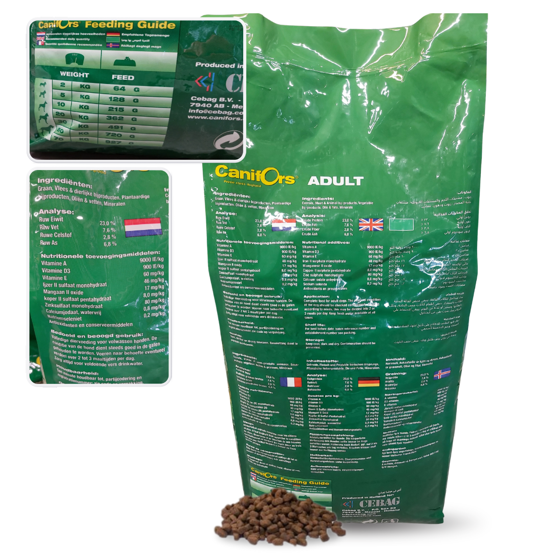 Canifors Hondenvoer 15kg – Volledige voeding voor volwassen honden