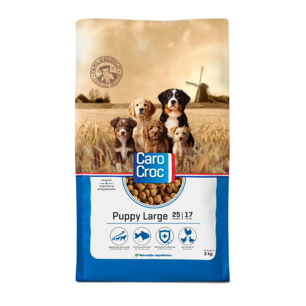 CaroCroc Puppy Large 27/17 - Hondenvoer