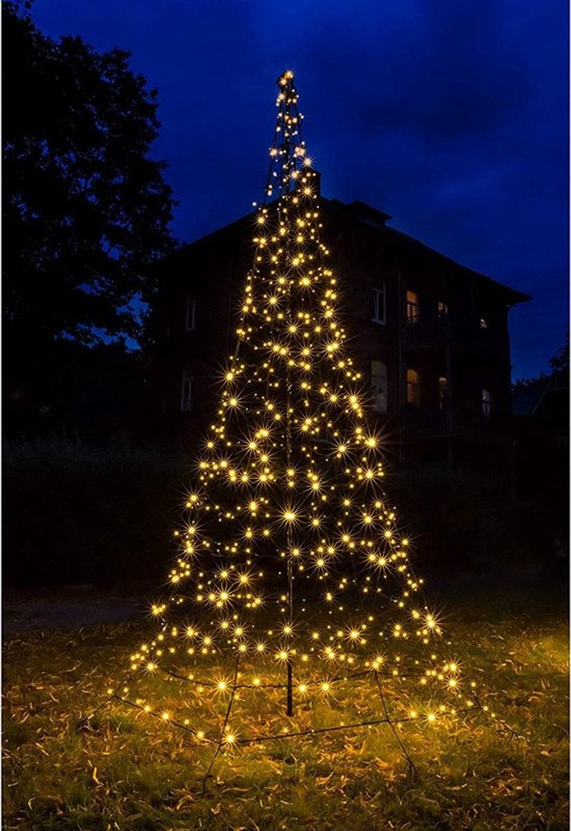 Galaxy LED kerstboom met timer en Twinkle-effect – 400 cm