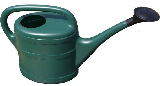 Gieter kunststof groen met broes