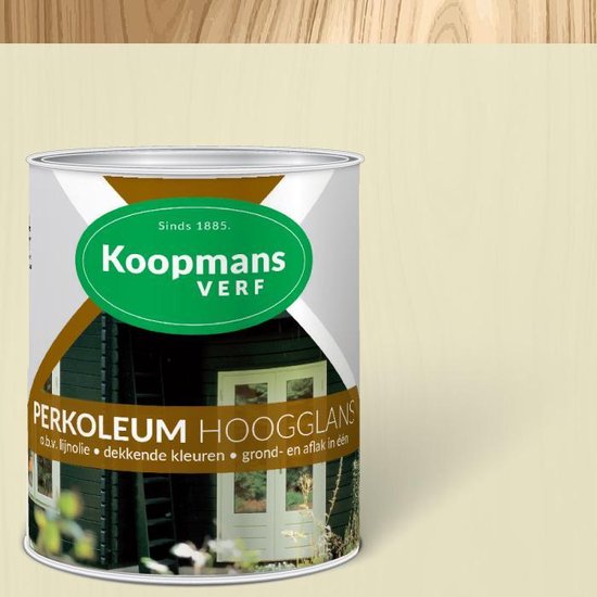 Koopmans Perkoleum Dekkend Hoogglans Roomwit KB 302 - 750ml