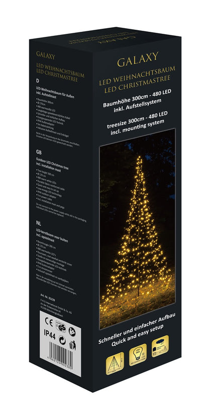 Galaxy LED kerstboom met timer – 300 cm