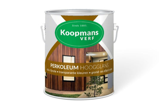 Perkoleum Transparant Hoogglans 214 donker eiken 750ml