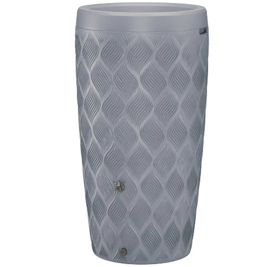 Regenton Delta - 240 liter - Grijs - Inclusief plantenbak