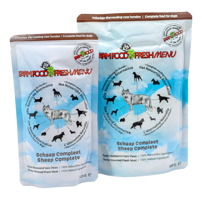 Farm Food Fresh Menu Schaap – zacht gestoomd vers vlees voor honden