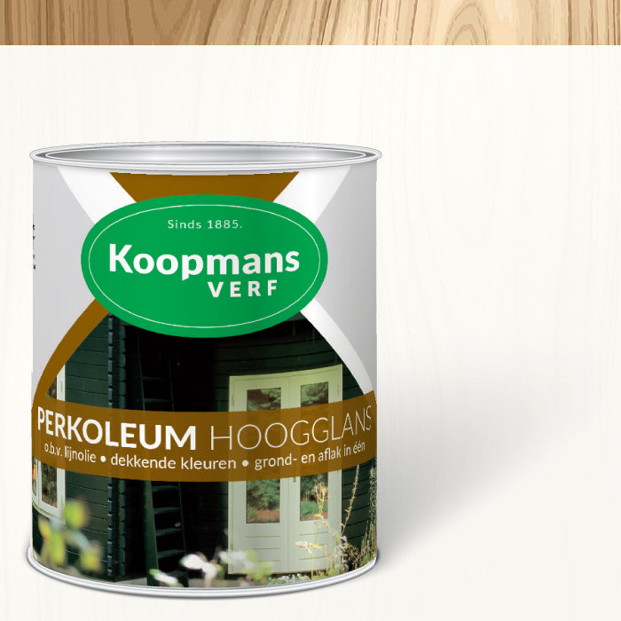 Koopmans Perkoleum Dekkend Hoogglans wit KB 201 - 750ml