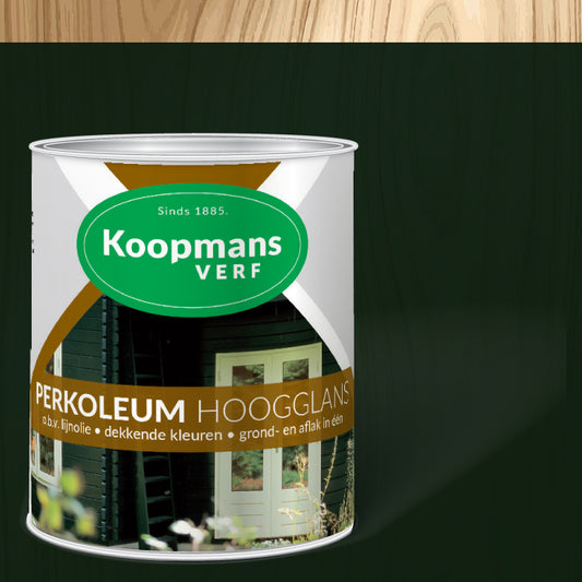Perkoleum Hoogglans Dekkend 255 Grachtengroen 750ml
