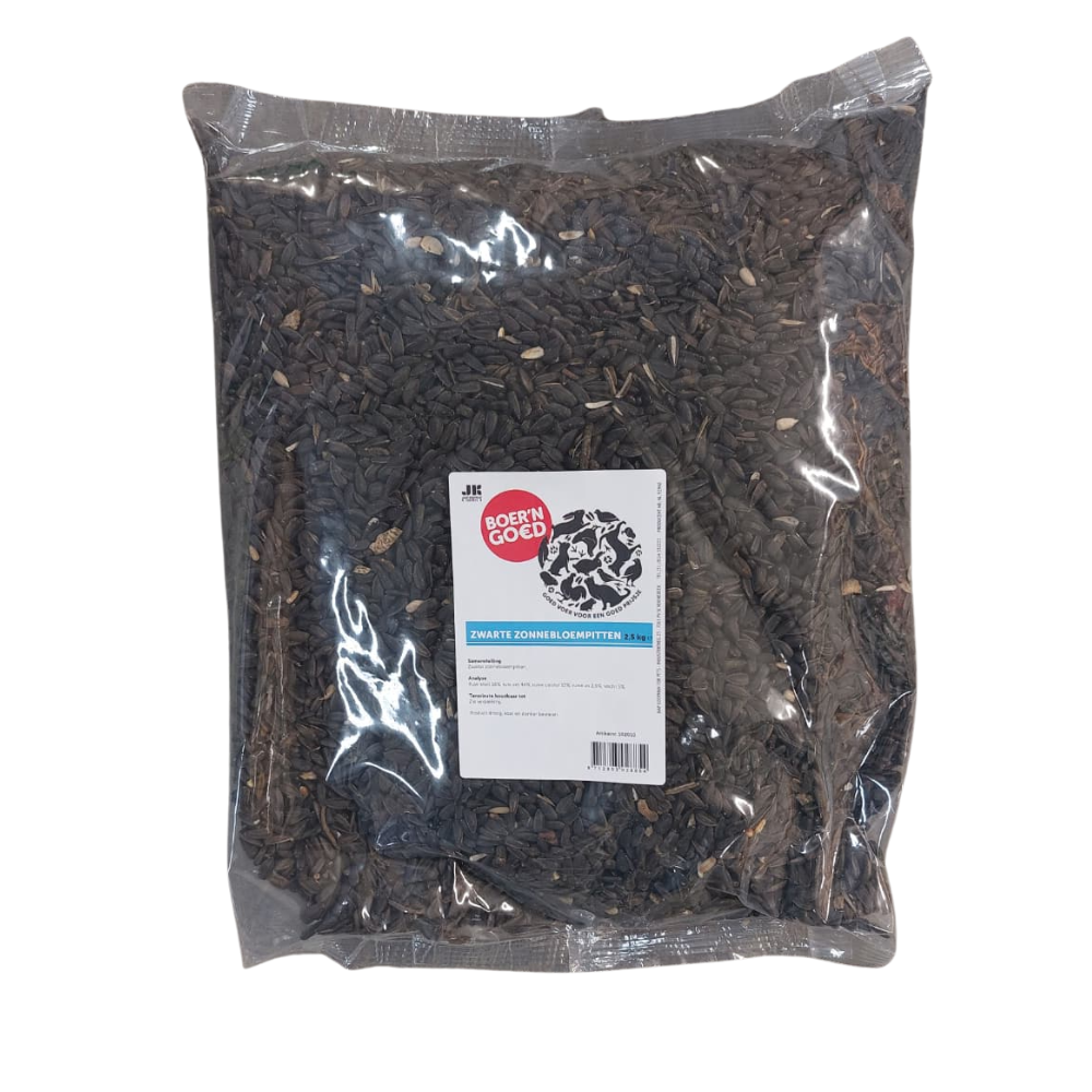 Zwarte Zonnebloempitten 2,5kg