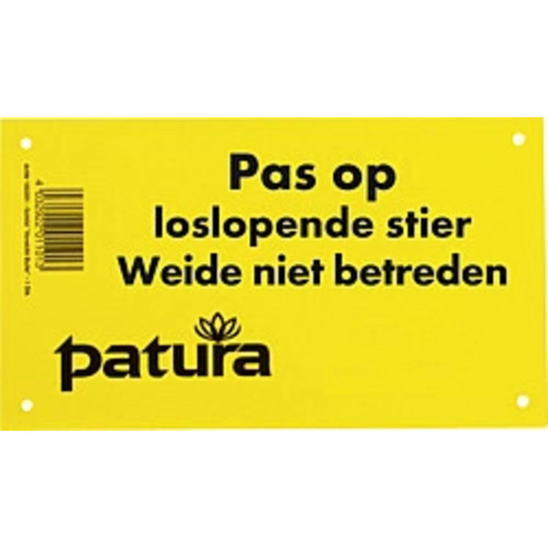 Waarschuwingsbord, Vorsicht freilaufende Weide nicht betreten