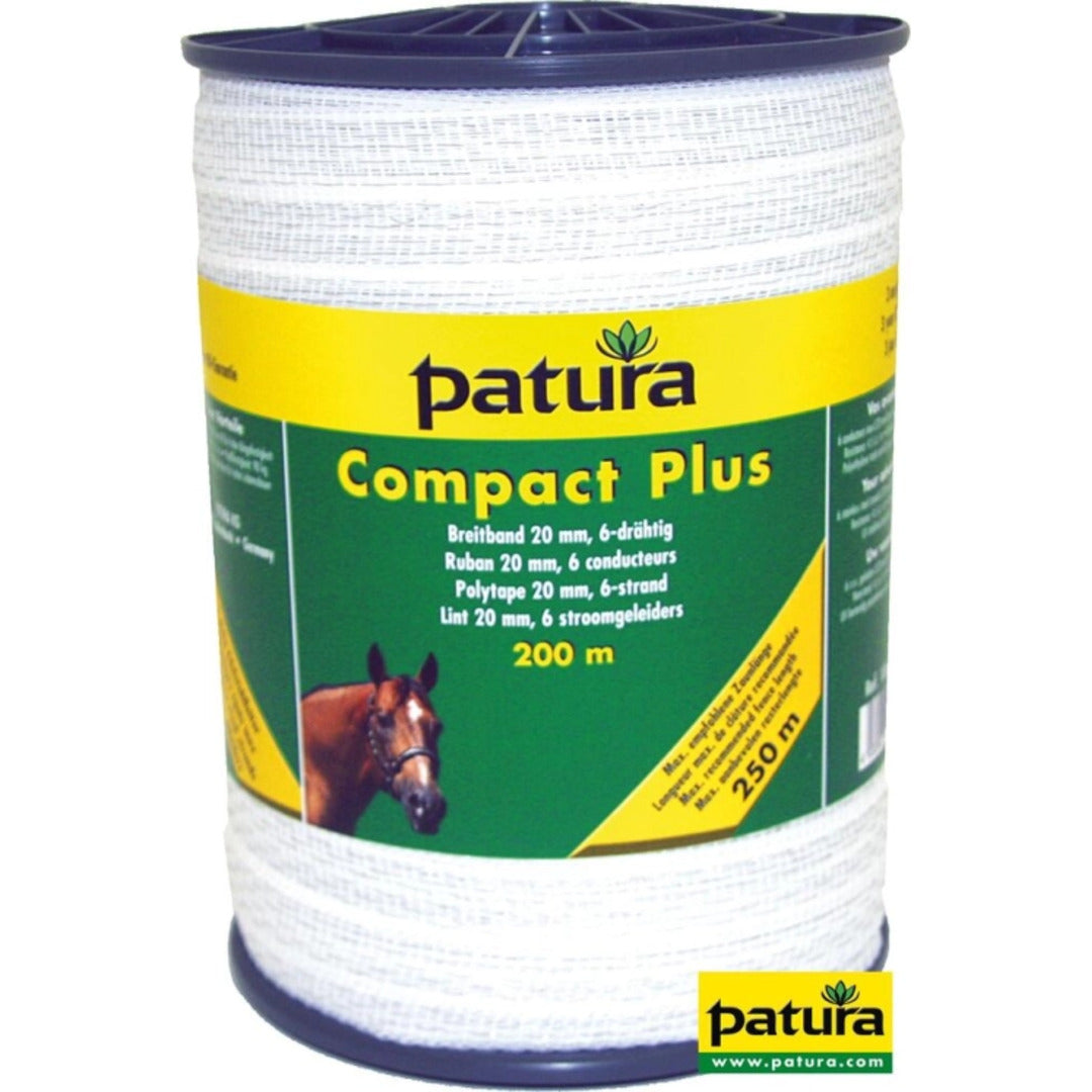 Compact Plus lint 20mm wit, 400m rol