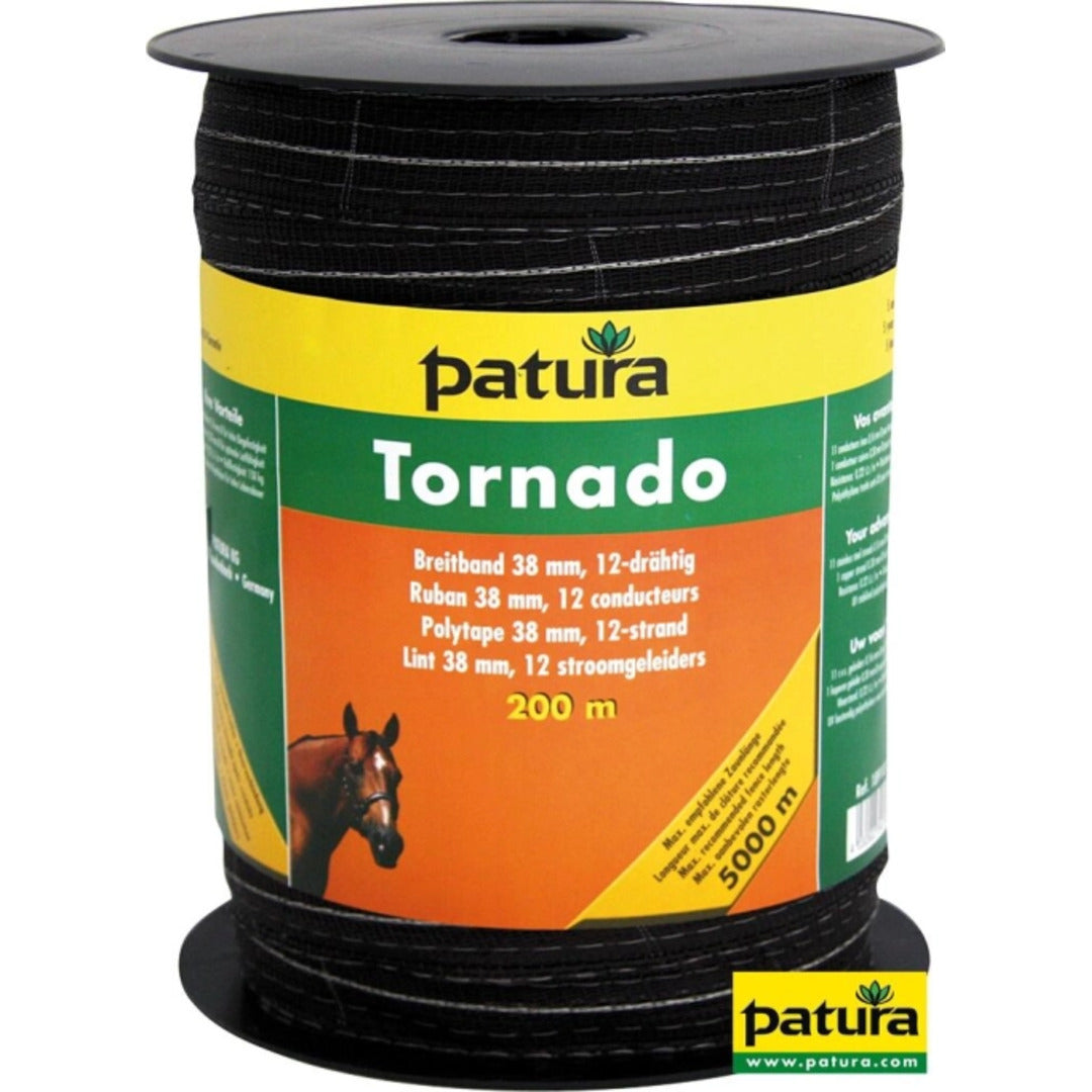 Tornado lint 38mm bruin, 200m rol
