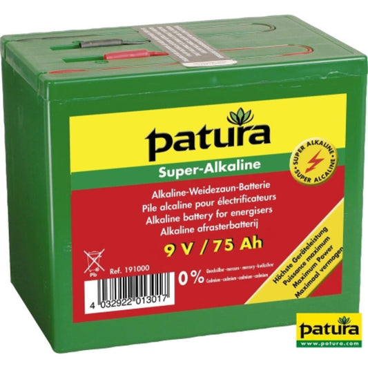Super alkaline batterij 9V/75Ah