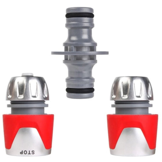 Slangkoppelingset 1/2” (3 Stuks) – Eenvoudig Tuinslangen Verlengen