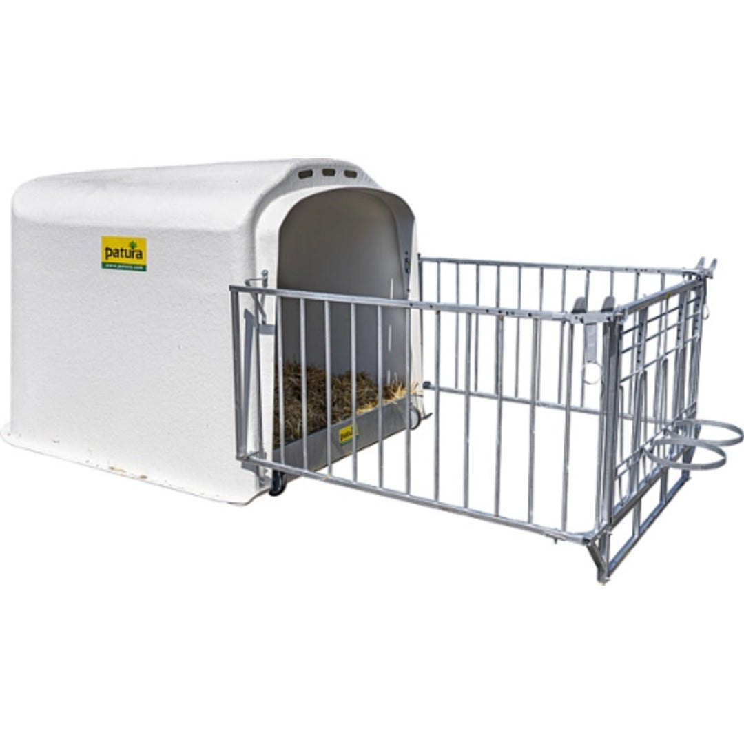 Kalverhut koppel houding met omheining