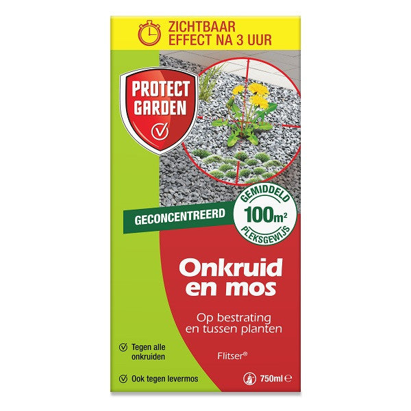 Protect Garden Flitser Onkruid- en Mosbestrijder – 750 ml