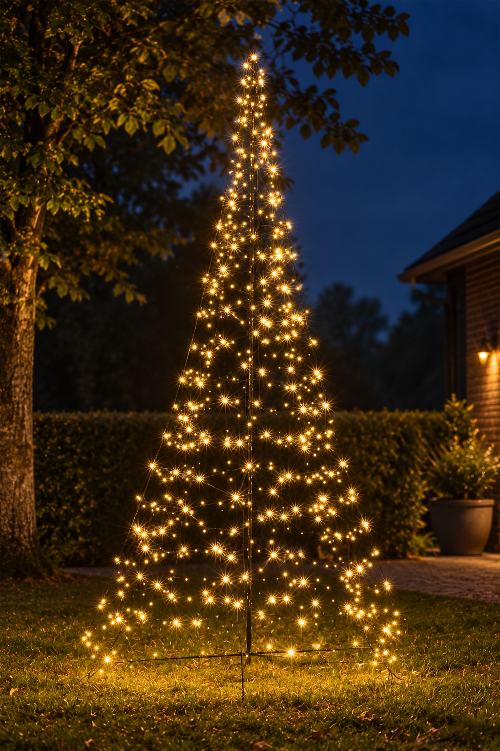 Luxe led boom met 480 warm-witte Twinkle LED lampjes 3 meter