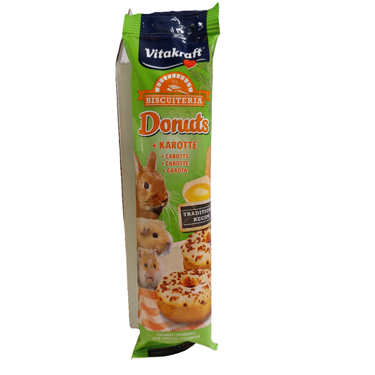 Vitakraft Donuts + Wortel - Knaagdiersnacks