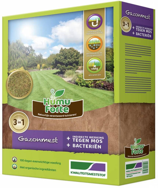 Humuforte® Gazonmest Complete – Langdurige Voeding en Mospreventie