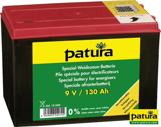 Speciale batterij 9V/130Ah