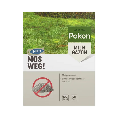 Pokon Mos Weg! Mosbestrijder met Gazonmest
