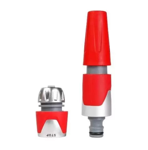 Tuinspuitset 1/2" met Verstelbare Straal en Waterstop Slangkoppeling